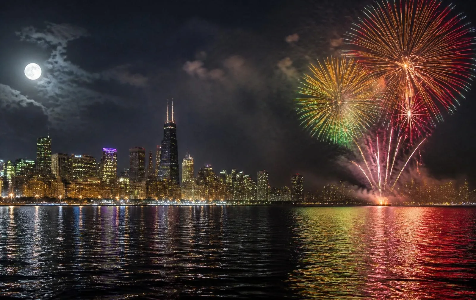 Chicago Fireboat Fireworks Cruise